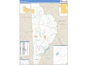 Wayne County, PA <br /> Wall Map <br /> Zip Code <br /> Basic Style 2024 Map