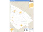 Bamberg County, SC <br /> Wall Map <br /> Zip Code <br /> Basic Style 2024 Map