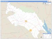 Calhoun County, SC <br /> Wall Map <br /> Zip Code <br /> Basic Style 2024 Map