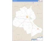 Lee County, SC <br /> Wall Map <br /> Zip Code <br /> Basic Style 2024 Map