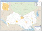 Newberry County, SC <br /> Wall Map <br /> Zip Code <br /> Basic Style 2024 Map