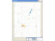 Brown County, SD <br /> Wall Map <br /> Zip Code <br /> Basic Style 2024 Map