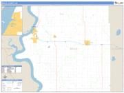 Brule County, SD <br /> Wall Map <br /> Zip Code <br /> Basic Style 2024 Map