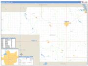 Grant County, SD <br /> Wall Map <br /> Zip Code <br /> Basic Style 2024 Map