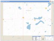 Kingsbury County, SD <br /> Wall Map <br /> Zip Code <br /> Basic Style 2024 Map