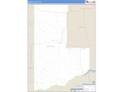 Ziebach County, SD <br /> Wall Map <br /> Zip Code <br /> Basic Style 2024 Map