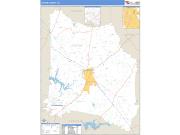 Coffee County, TN <br /> Wall Map <br /> Zip Code <br /> Basic Style 2024 Map