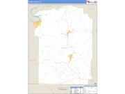 Wayne County, TN <br /> Wall Map <br /> Zip Code <br /> Basic Style 2024 Map