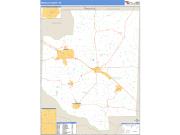 Weakley County, TN <br /> Wall Map <br /> Zip Code <br /> Basic Style 2024 Map