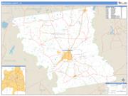 Anderson County, TX <br /> Wall Map <br /> Zip Code <br /> Basic Style 2024 Map