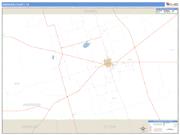 Andrews County, TX <br /> Wall Map <br /> Zip Code <br /> Basic Style 2024 Map