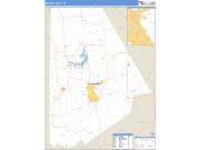 Brown County, TX <br /> Wall Map <br /> Zip Code <br /> Basic Style 2024 Map