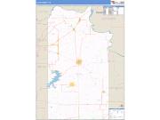 Clay County, TX <br /> Wall Map <br /> Zip Code <br /> Basic Style 2024 Map