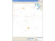 Concho County, TX <br /> Wall Map <br /> Zip Code <br /> Basic Style 2024 Map