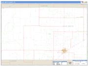 Deaf Smith County, TX <br /> Wall Map <br /> Zip Code <br /> Basic Style 2024 Map