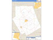 Erath County, TX <br /> Wall Map <br /> Zip Code <br /> Basic Style 2024 Map