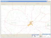 Gillespie County, TX <br /> Wall Map <br /> Zip Code <br /> Basic Style 2024 Map