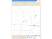 Hansford County, TX <br /> Wall Map <br /> Zip Code <br /> Basic Style 2024 Map