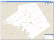 Mills County, TX <br /> Wall Map <br /> Zip Code <br /> Basic Style 2024 Map