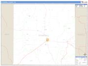 Stonewall County, TX <br /> Wall Map <br /> Zip Code <br /> Basic Style 2024 Map