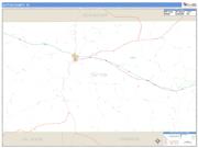 Sutton County, TX <br /> Wall Map <br /> Zip Code <br /> Basic Style 2024 Map