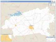 Washington County, TX <br /> Wall Map <br /> Zip Code <br /> Basic Style 2024 Map