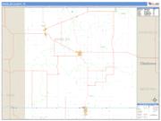 Wheeler County, TX <br /> Wall Map <br /> Zip Code <br /> Basic Style 2024 Map
