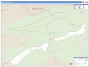 Bland County, VA <br /> Wall Map <br /> Zip Code <br /> Basic Style 2024 Map