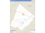 Clarke County, VA <br /> Wall Map <br /> Zip Code <br /> Basic Style 2024 Map