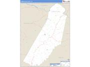 Cumberland County, VA <br /> Wall Map <br /> Zip Code <br /> Basic Style 2024 Map