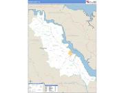 Essex County, VA <br /> Wall Map <br /> Zip Code <br /> Basic Style 2024 Map