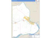 Benton County, WA <br /> Wall Map <br /> Zip Code <br /> Basic Style 2024 Map