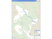 Chelan County, WA <br /> Wall Map <br /> Zip Code <br /> Basic Style 2024 Map