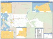 Skagit County, WA <br /> Wall Map <br /> Zip Code <br /> Basic Style 2024 Map