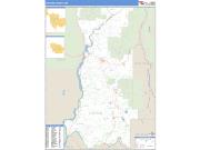 Stevens County, WA <br /> Wall Map <br /> Zip Code <br /> Basic Style 2024 Map