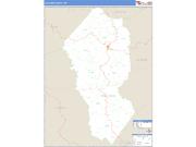 Calhoun County, WV <br /> Wall Map <br /> Zip Code <br /> Basic Style 2024 Map