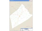 Clay County, WV <br /> Wall Map <br /> Zip Code <br /> Basic Style 2024 Map