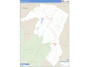 Grant County, WV <br /> Wall Map <br /> Zip Code <br /> Basic Style 2024 Map