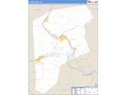 Putnam County, WV <br /> Wall Map <br /> Zip Code <br /> Basic Style 2024 Map