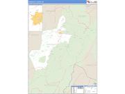 Randolph County, WV <br /> Wall Map <br /> Zip Code <br /> Basic Style 2024 Map