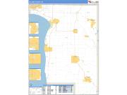Calumet County, WI <br /> Wall Map <br /> Zip Code <br /> Basic Style 2024 Map