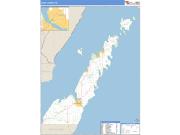 Door County, WI <br /> Wall Map <br /> Zip Code <br /> Basic Style 2024 Map