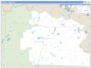 Florence County, WI <br /> Wall Map <br /> Zip Code <br /> Basic Style 2024 Map