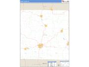 Green County, WI <br /> Wall Map <br /> Zip Code <br /> Basic Style 2024 Map