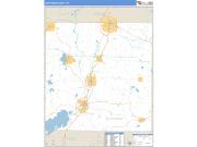 Jefferson County, WI <br /> Wall Map <br /> Zip Code <br /> Basic Style 2024 Map