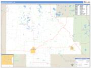 Langlade County, WI <br /> Wall Map <br /> Zip Code <br /> Basic Style 2024 Map