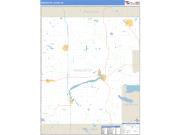 Marquette County, WI <br /> Wall Map <br /> Zip Code <br /> Basic Style 2024 Map