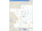 Polk County, WI <br /> Wall Map <br /> Zip Code <br /> Basic Style 2024 Map