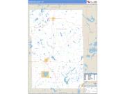 Washburn County, WI <br /> Wall Map <br /> Zip Code <br /> Basic Style 2024 Map