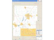 Washington County, WI <br /> Wall Map <br /> Zip Code <br /> Basic Style 2024 Map